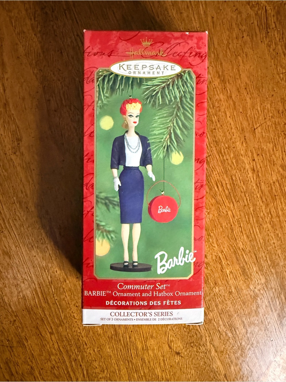 Hallmark Barbie as Commuter Set 2000 Ornament New